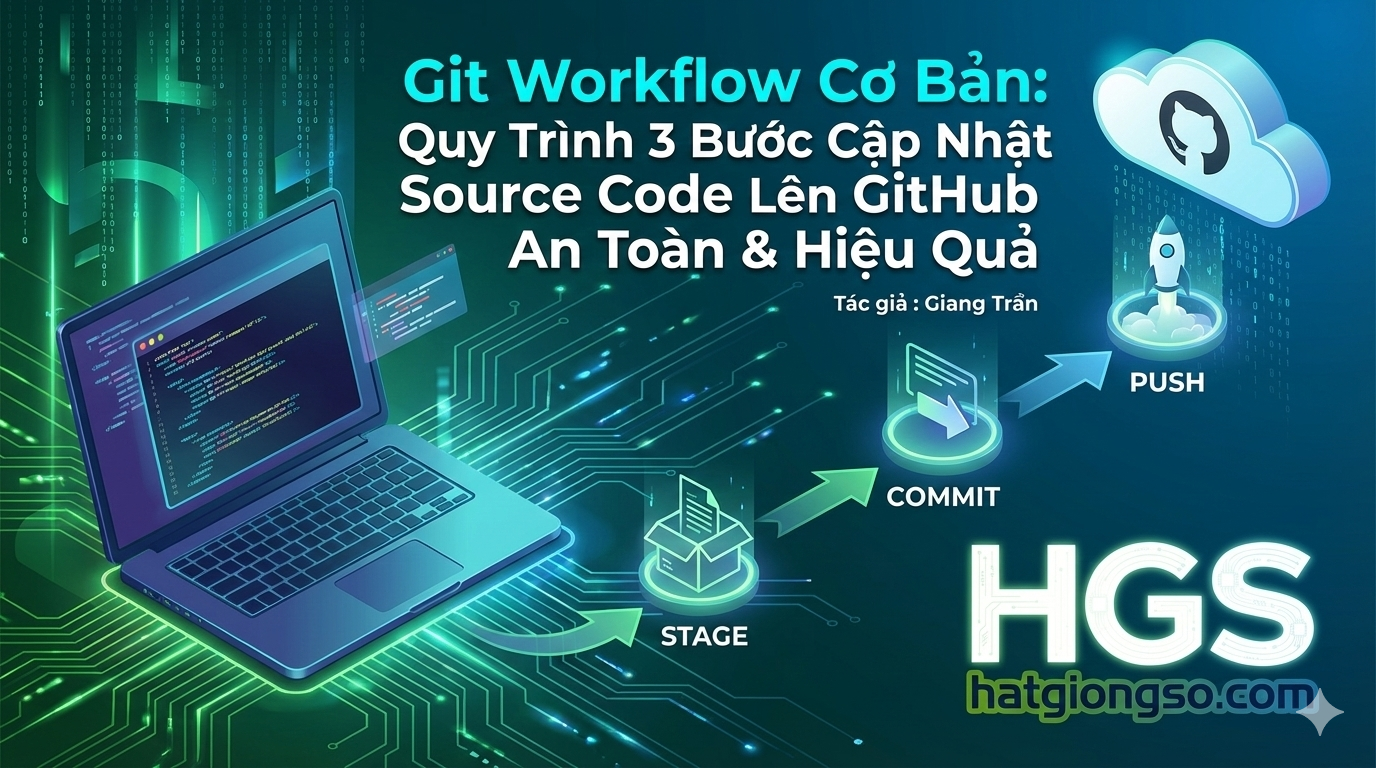 3 bước cập nhật source code lên Github