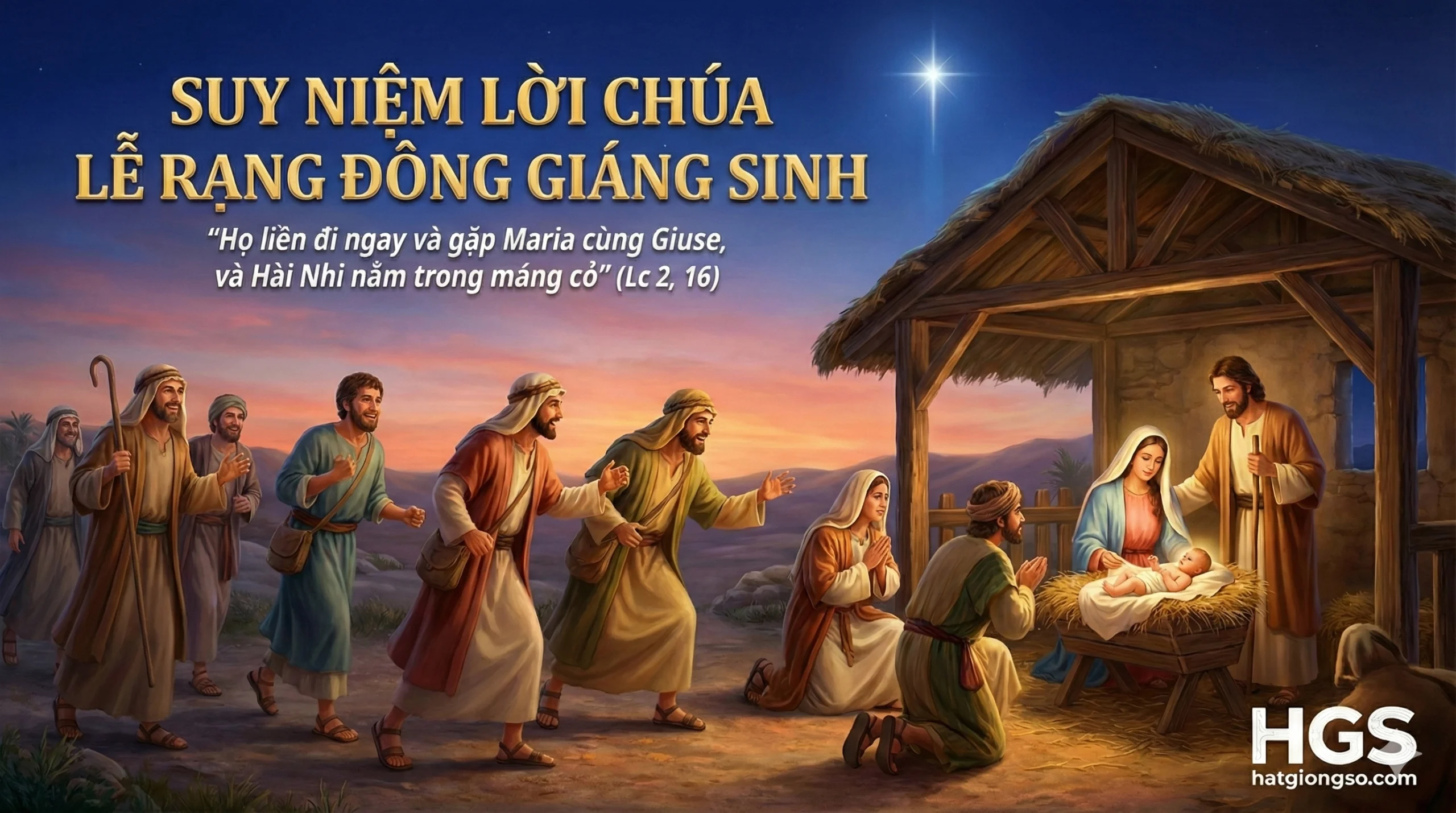BÀI GIẢNG LỄ RẠNG ĐÔNG GIÁNG SINH