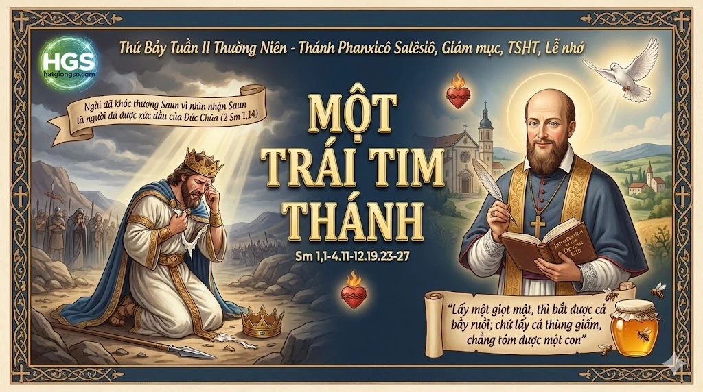 13. Thứ Bảy Tuần II Thường Niên - Thánh Phanxicô Salêsiô, Giám mục, TSHT, Lễ nhớ