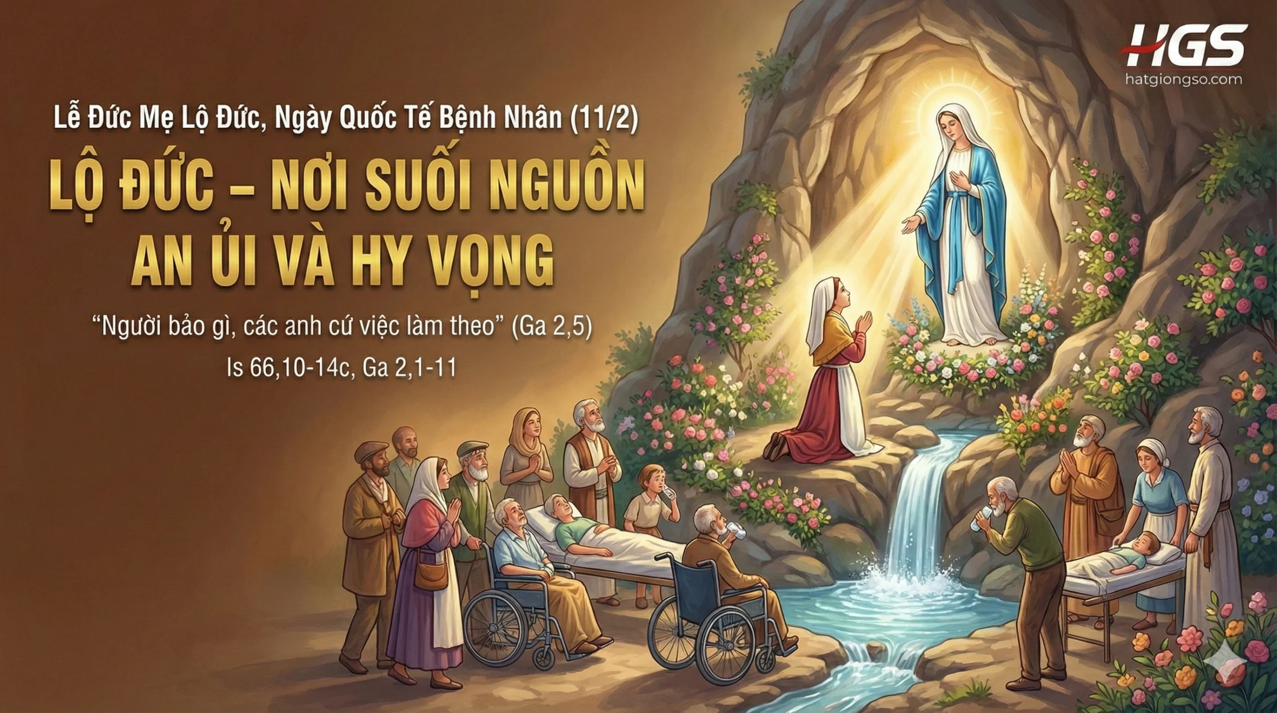 Lễ Đức Mẹ Lộ Đức, Ngày Quốc Tế Bệnh Nhân 11/2