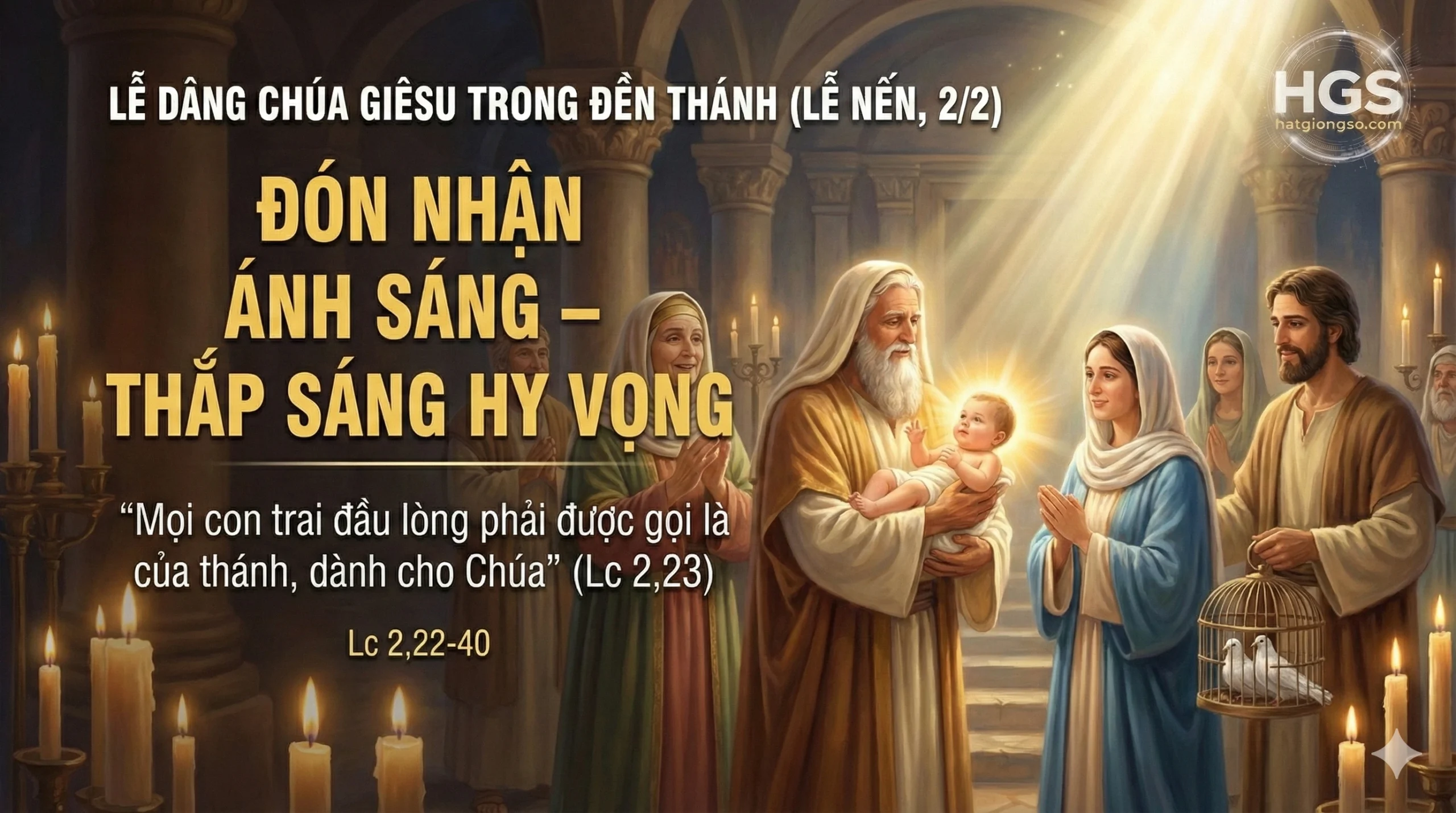 Lễ Dâng Chúa Giêsu Trong Đền Thánh (Lễ Nến 2/2)