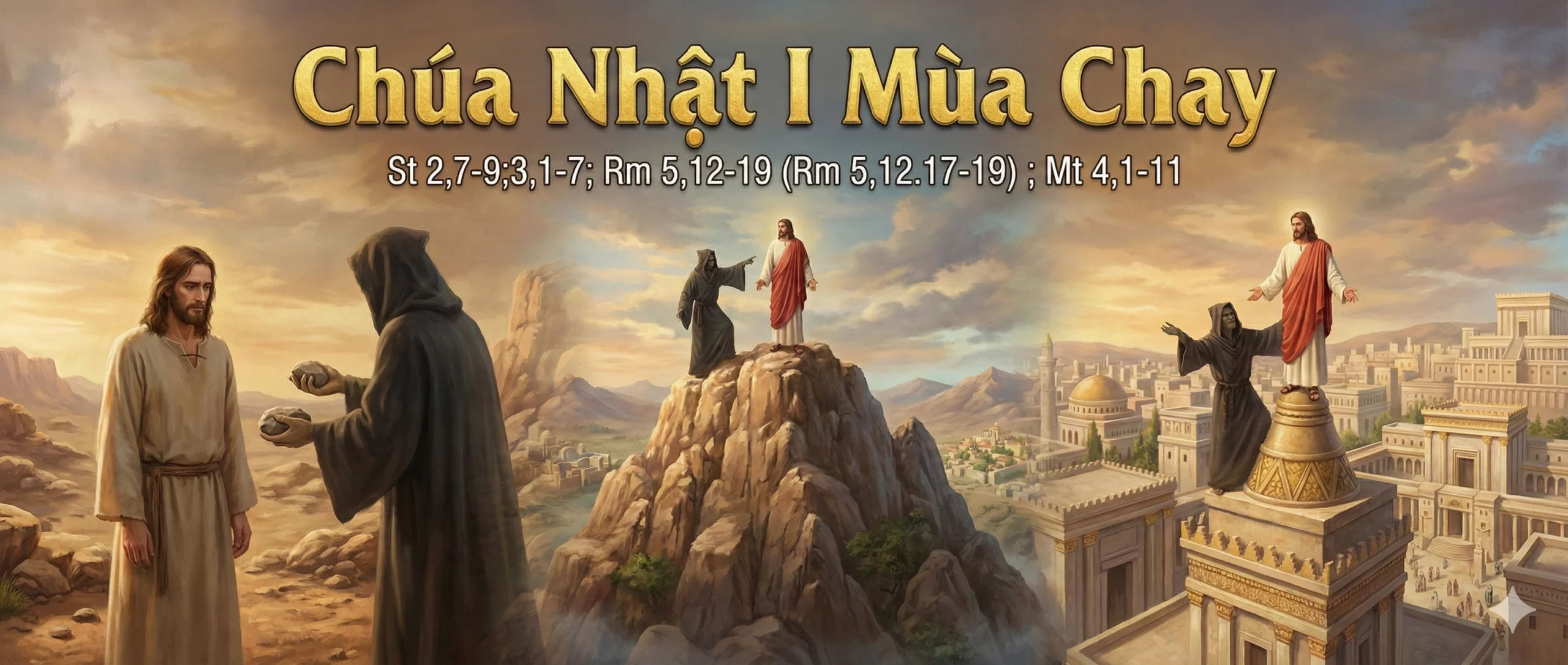Chúa Nhật I Mùa Chay – Năm A
