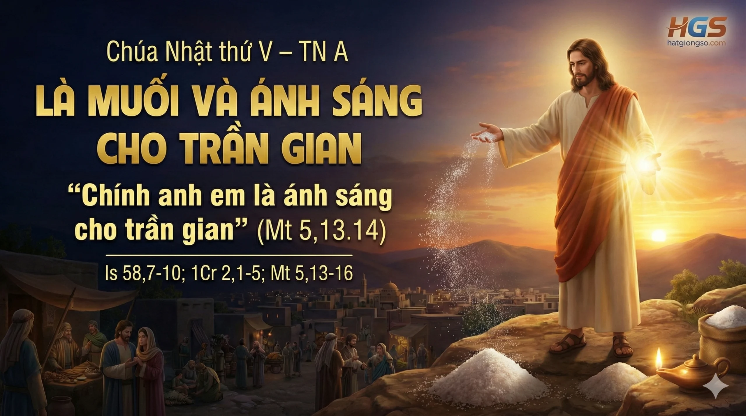 Suy niệm Lời Chúa Chúa Nhật thứ V – TN A