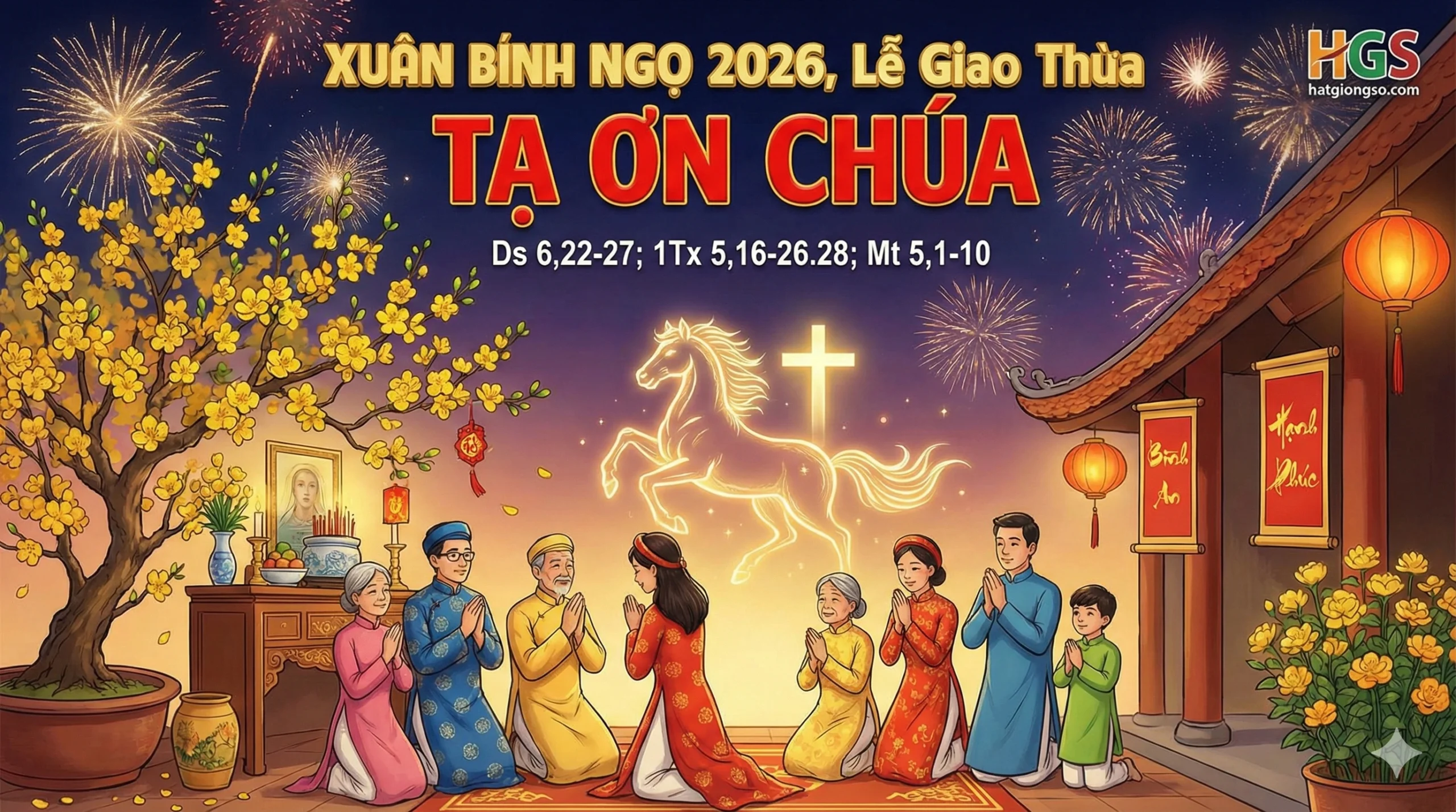 Suy niệm Lời Chúa Lễ Đêm Giao thừa