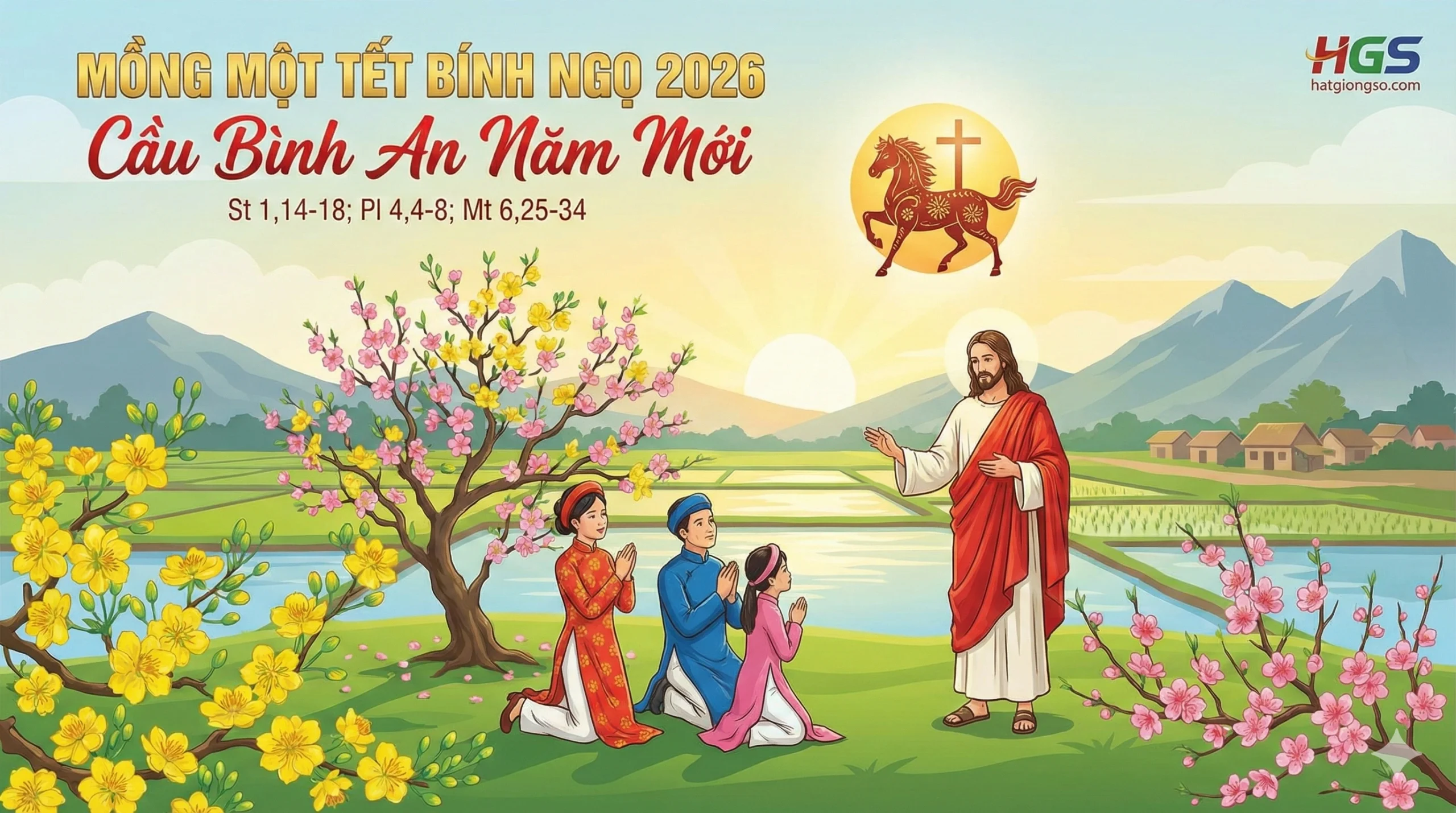 Mồng Một Tết Bính Ngọ 2026 – Cầu bình an cho năm mới