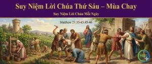 Thứ Sáu Tuần V – Mùa Chay