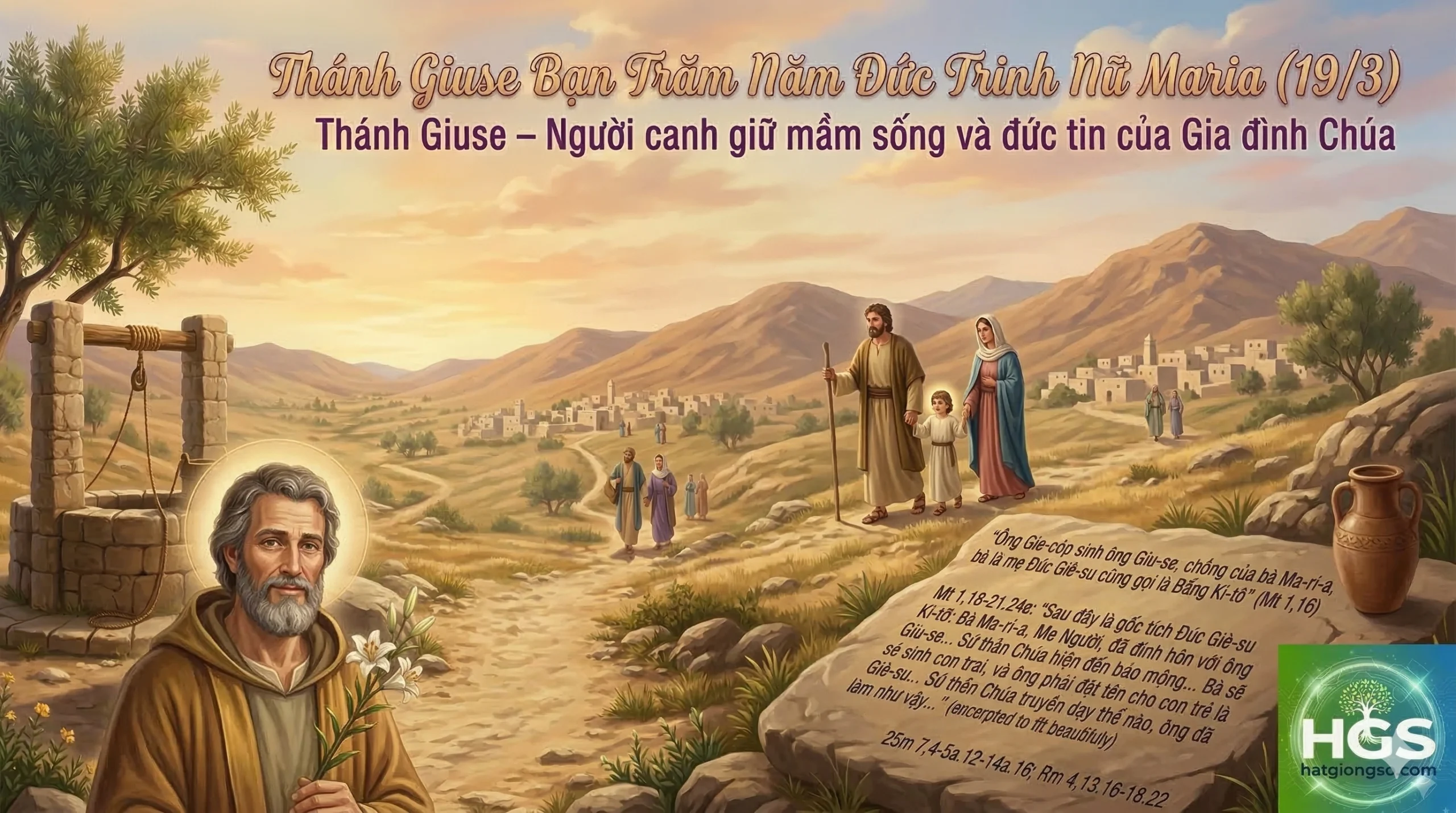 Thánh Giuse Bạn Trăm Năm Đức Trinh Nữ Maria (19/3)