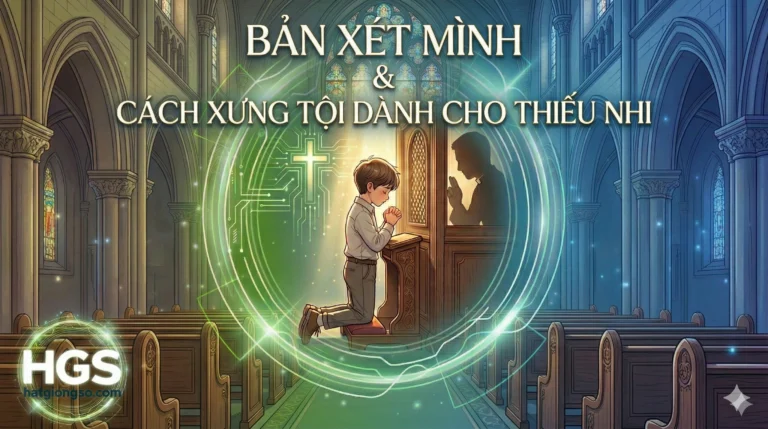 BẢN XÉT MÌNH XƯNG TỘI CHO THIẾU NHI