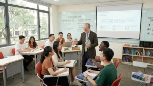 Lớp học ngôn ngữ Thầy Christopher